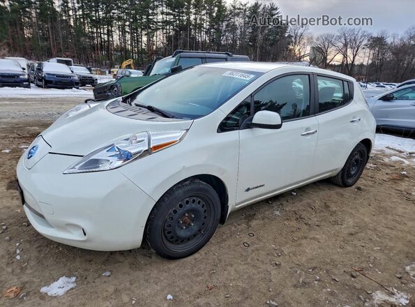 1N4BZ0CPXGC303941 2016 NISSAN LEAF White Vista tres cuartos delantera izquierda