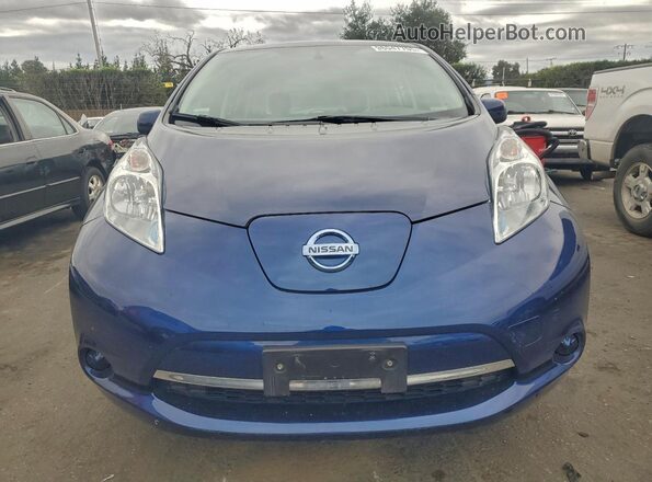1N4BZ0CPXGC314275 2016 NISSAN LEAF Blue Widok z przodu
