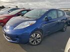 2016 Nissan Leaf Sv Blue vin: 1N4BZ0CPXGC314275