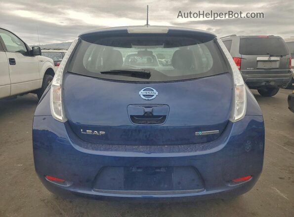 1N4BZ0CPXGC314275 2016 NISSAN LEAF Blue Widok z tyłu