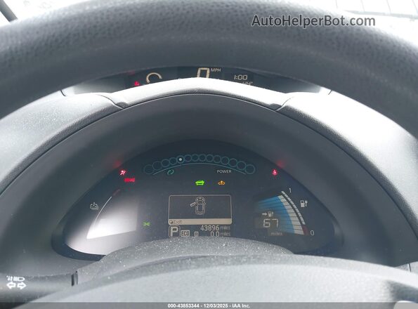 1N4BZ0CPXHC301592 2017 NISSAN LEAF Черный Вид задних сидений