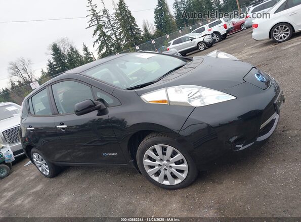 1N4BZ0CPXHC301592 2017 NISSAN LEAF Черный Вид задней части салона
