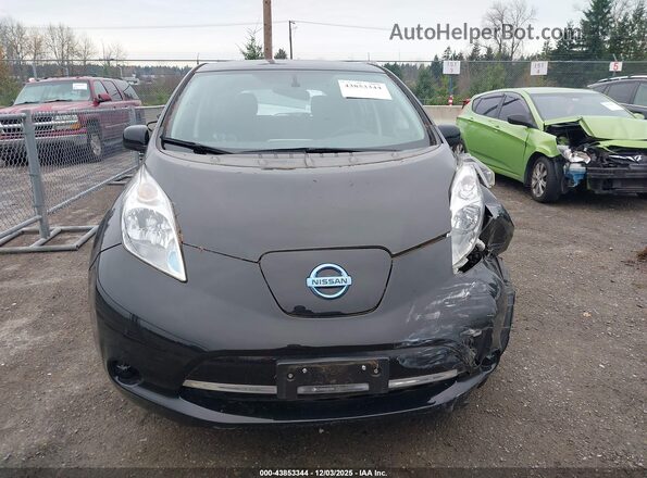 1N4BZ0CPXHC301592 2017 NISSAN LEAF Черный Вид щитка приборов