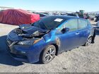 2021 Nissan Leaf S Plus 62 Kwh Синий vin: 1N4BZ1BV6MC553579