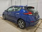 2021 Nissan Leaf S Plus Синий vin: 1N4BZ1BV9MC550076