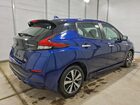 2021 Nissan Leaf S Plus Синий vin: 1N4BZ1BV9MC550076