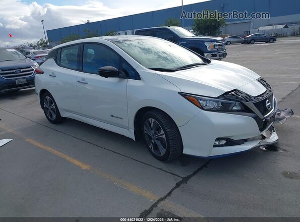 1N4BZ1CP2KC312244 2019 NISSAN LEAF White Przód prawy