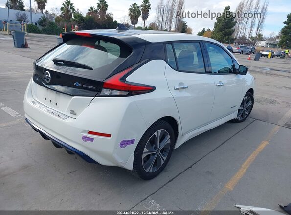 1N4BZ1CP2KC312244 2019 NISSAN LEAF White Tył prawy
