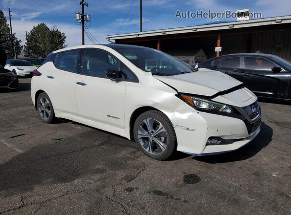 1N4BZ1CP2KC312602 2019 NISSAN LEAF White წინა მარჯვენა