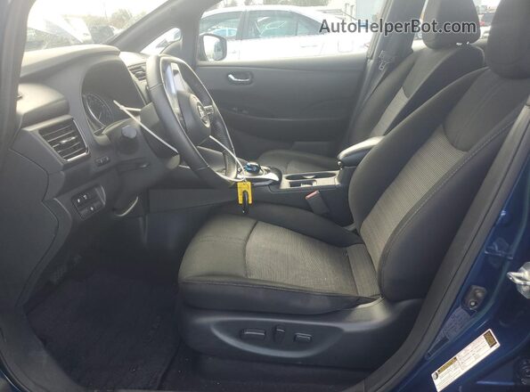1N4BZ1CP8KC312863 2019 NISSAN LEAF Blue Вид салону спереду