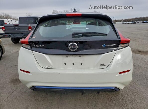 1N4BZ1CP9KC318896 2019 NISSAN LEAF White Vista trasera