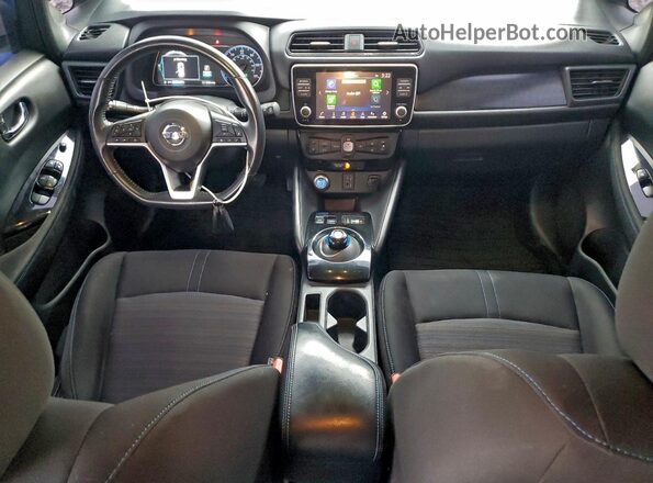 1N4BZ1CPXLC304796 2020 NISSAN LEAF Серебряный Вид панели приборов