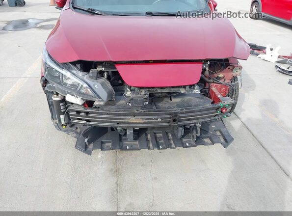 1N4BZ1CV0MC553320 2021 NISSAN LEAF Burgundy Vista frontal