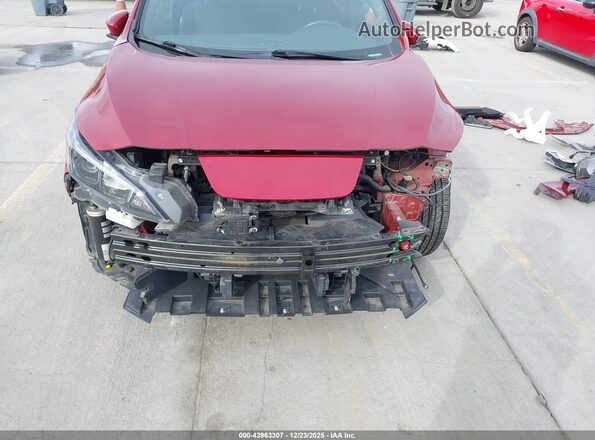 1N4BZ1CV0MC553320 2021 NISSAN LEAF Burgundy Vista interior trasera