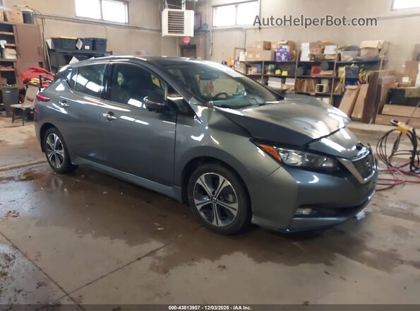 1N4BZ1DP3LC308476 2020 NISSAN LEAF Gray Przód prawy