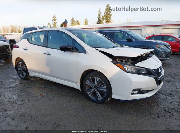 1N4BZ1DP8LC310465 2020 NISSAN LEAF Белый Передняя правая четверть