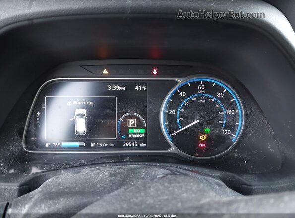 1N4BZ1DP8LC310465 2020 NISSAN LEAF Белый Вид задних сидений