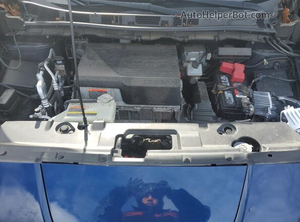 1N4BZ1DV2MC552880 2021 NISSAN LEAF Синий Вид задней части салона
