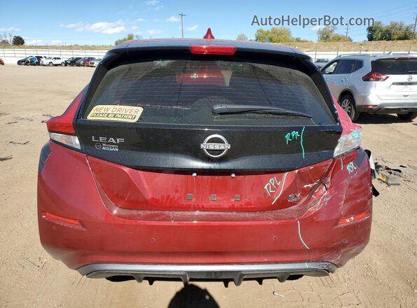 1N4CZ1CV0SC562228 2025 NISSAN LEAF Красный Вид сзади