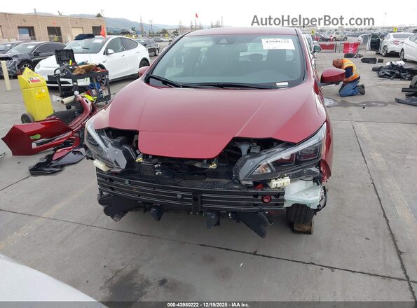 1N4CZ1CV4PC552793 2023 NISSAN LEAF Темно-бордовый Вид спереди