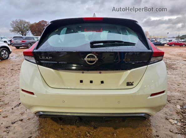 1N4CZ1CV4PC555502 2023 NISSAN LEAF White Widok z tyłu