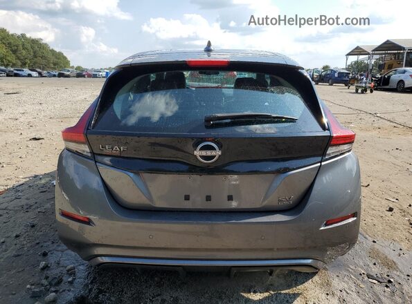 1N4CZ1CV5PC553676 2023 NISSAN LEAF Gray Widok z tyłu