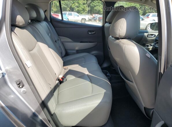 1N4CZ1CV5PC553676 2023 NISSAN LEAF Gray Widok tylnych siedzeń