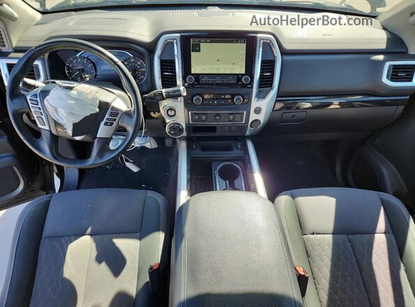 1N6AA1CD1MN519148 2021 NISSAN TITAN Black Вид панелі приладів