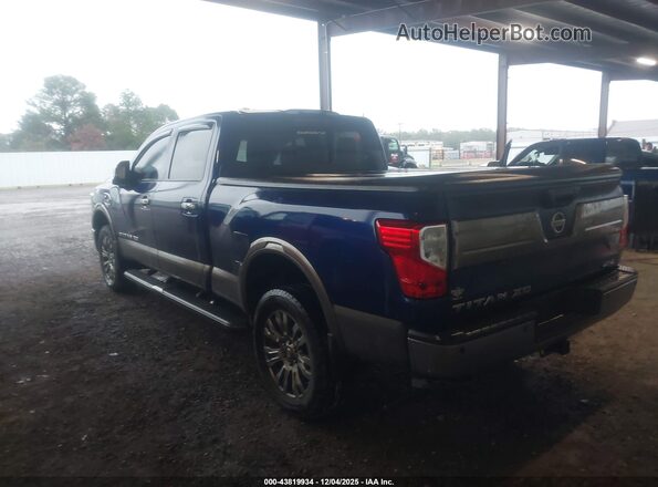 1N6BA1F47HN570983 2017 NISSAN TITAN XD Синий Задняя левая четверть