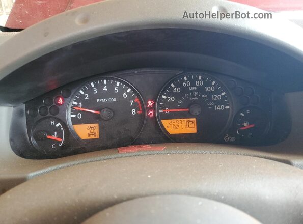 1N6ED0EB3LN723754 2020 NISSAN FRONTIER Burgundy Вид щитка приладів