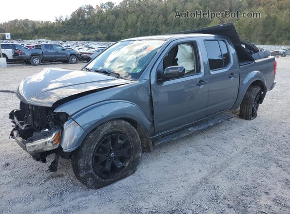 1N6ED0EBXMN718360 2021 NISSAN FRONTIER Gray Vista tres cuartos delantera izquierda