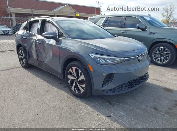 1V2BMPE86RC012605 2024 VOLKSWAGEN ID.4 Gray Przód prawy