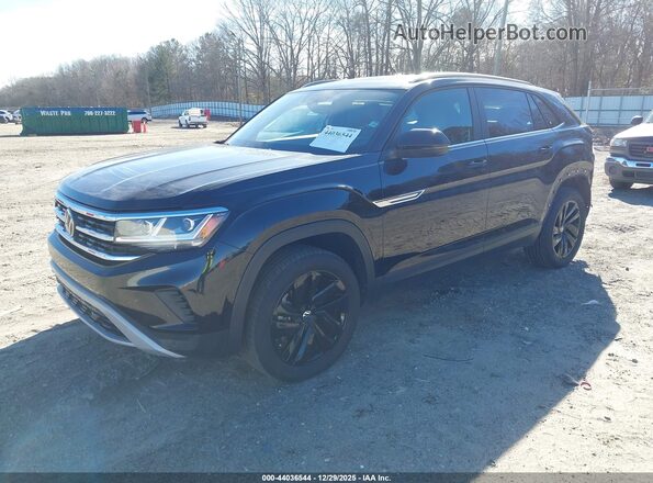 1V2HE2CA2PC219005 2023 VOLKSWAGEN ATLAS Черный Передняя левая четверть