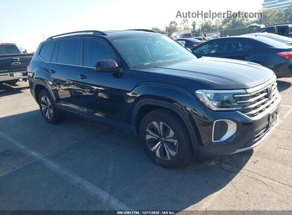 1V2LR2CA8SC558813 2025 VOLKSWAGEN ATLAS Черный Передняя правая четверть
