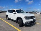 2019 Volkswagen Atlas Sel Белый vin: 1V2MR2CA1KC536477
