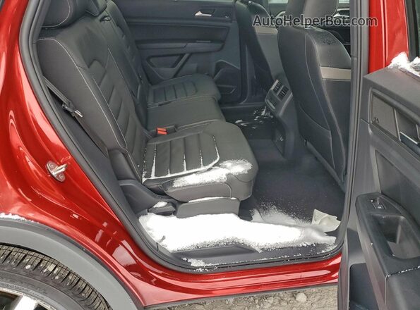 1V2TE2CA5LC221240 2020 VOLKSWAGEN ATLAS Темно-бордовый Вид задних сидений