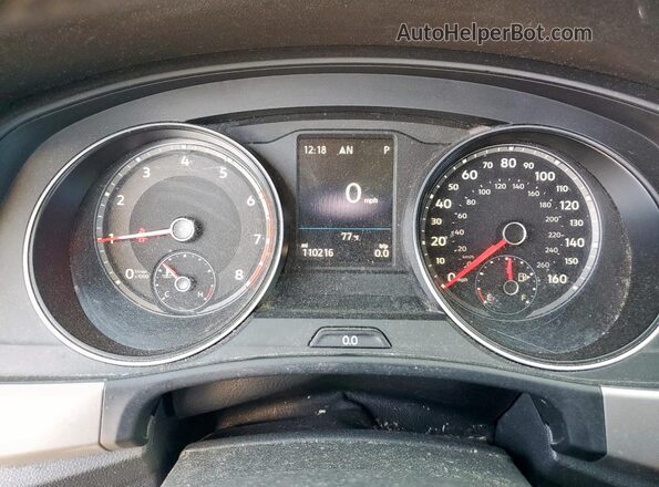 1V2WP2CA5LC500632 2020 VOLKSWAGEN ATLAS Белый Вид щитка приборов
