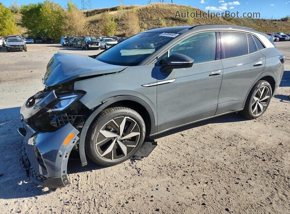 1V2WSPE80SC001127 2025 VOLKSWAGEN ID.4 Серый Передняя левая четверть