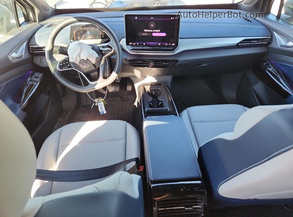 1V2WSPE80SC001127 2025 VOLKSWAGEN ID.4 Серый Вид панели приборов