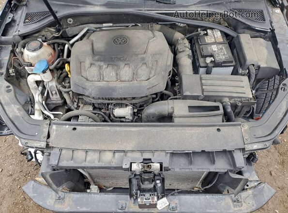 1VWAA7A34JC039982 2018 VOLKSWAGEN PASSAT Черный Вид задней части салона
