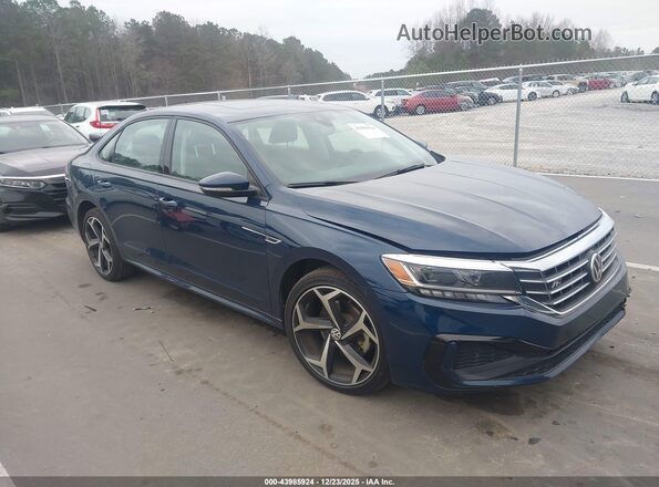 1VWMA7A33LC026012 2020 VOLKSWAGEN PASSAT Синий Передняя правая четверть