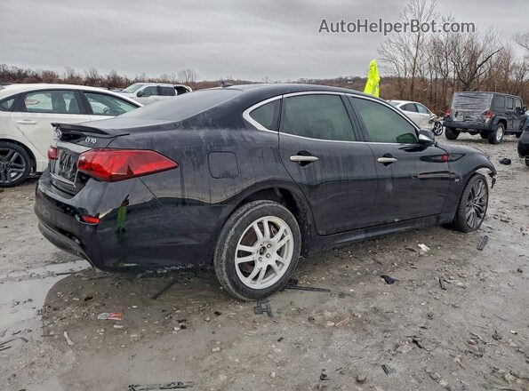 JN1BY1AP5GM221330 2016 INFINITI Q70 Черный Передняя правая четверть
