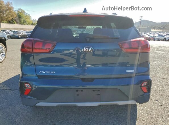 KNDCB3LC3L5361762 2020 KIA NIRO Синий Вид салона спереди