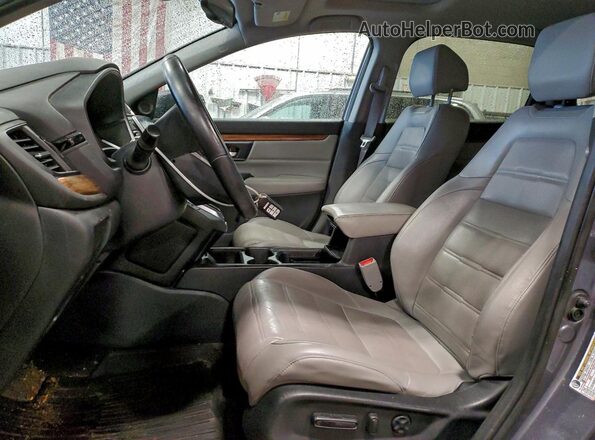 5J6RW2H99HL023558 2017 HONDA CRV Серый Вид панели приборов