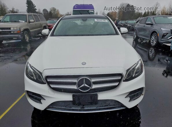 WDDZF4KB5HA130797 2017 MERCEDES-BENZ E Белый Вид сзади