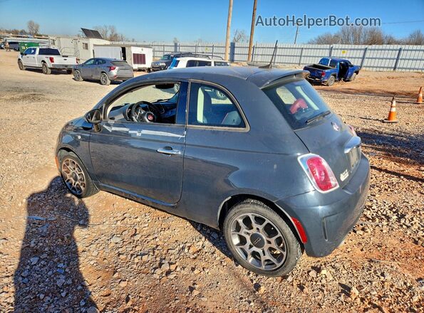 3C3CFFKH4JT420998 2018 FIAT 500 Серый Задняя правая четверть