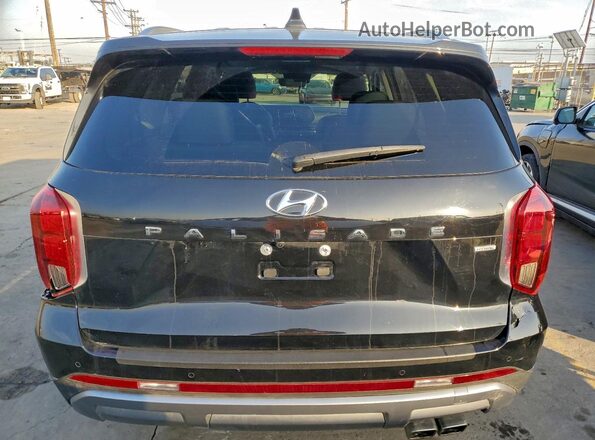 KM8R5DGEXPU566733 2023 HYUNDAI PALISADE Черный Вид салона спереди