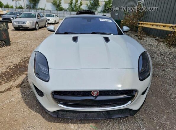 SAJDD1EV7JCK51373 2018 JAGUAR F-TYPE Белый Вид подкапотного пространства