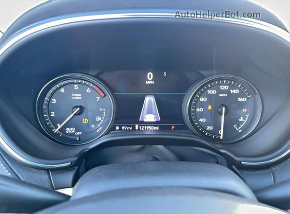 1G6DN5RK7L0139750 2020 CADILLAC CT5 Бордовый Вид щитка приборов