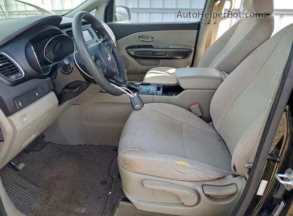 KNDMA5C10J6363722 2018 KIA SEDONA Black Вид панелі приладів